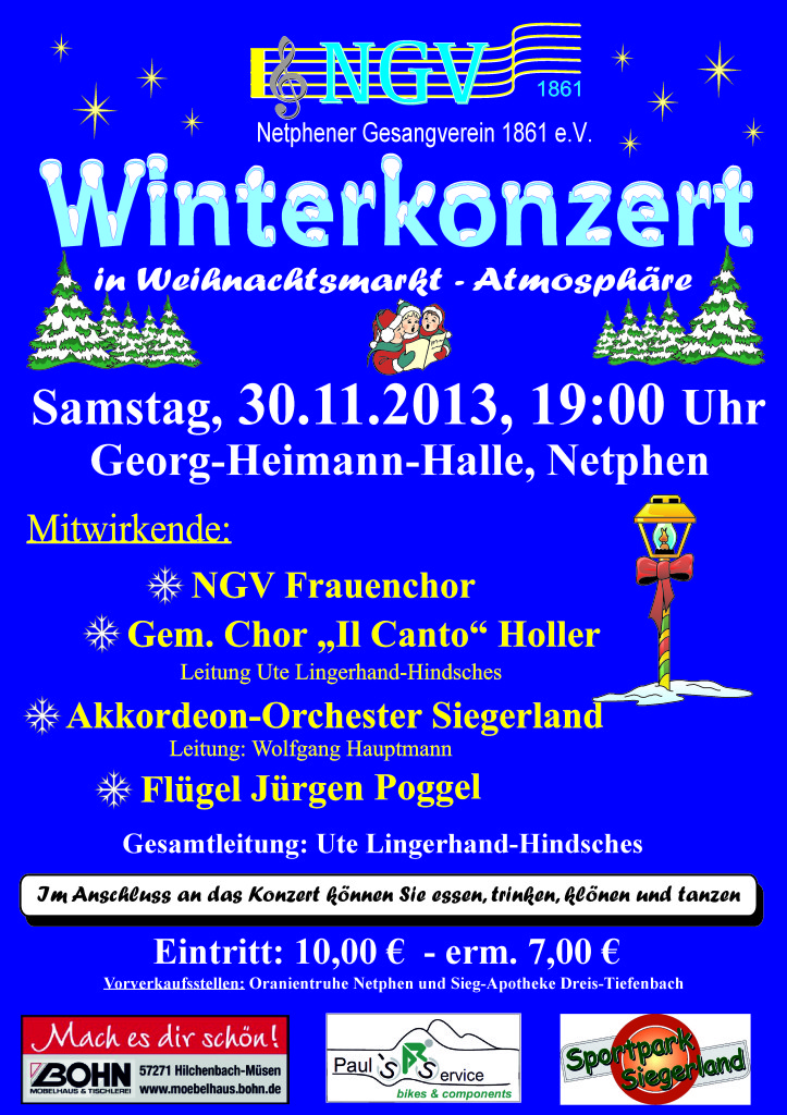 Plakat Winterkonzert 2013